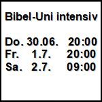 Bibel-Uni intensiv