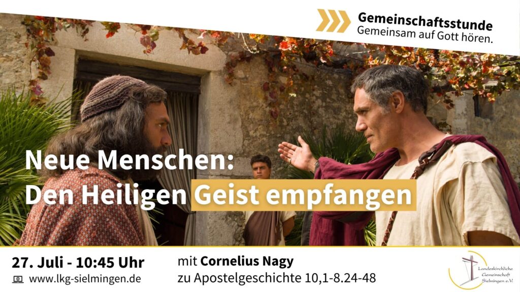 27.07.2025 | Gemeinschaftsstunde